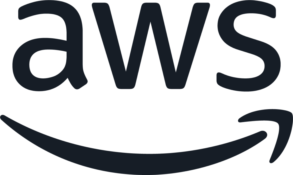 Partial “aws” logo on a white background