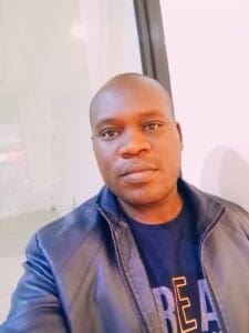 Man looking at camera.