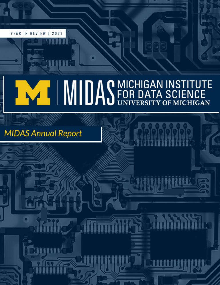 MIDAS Annual Report 2021 cover
