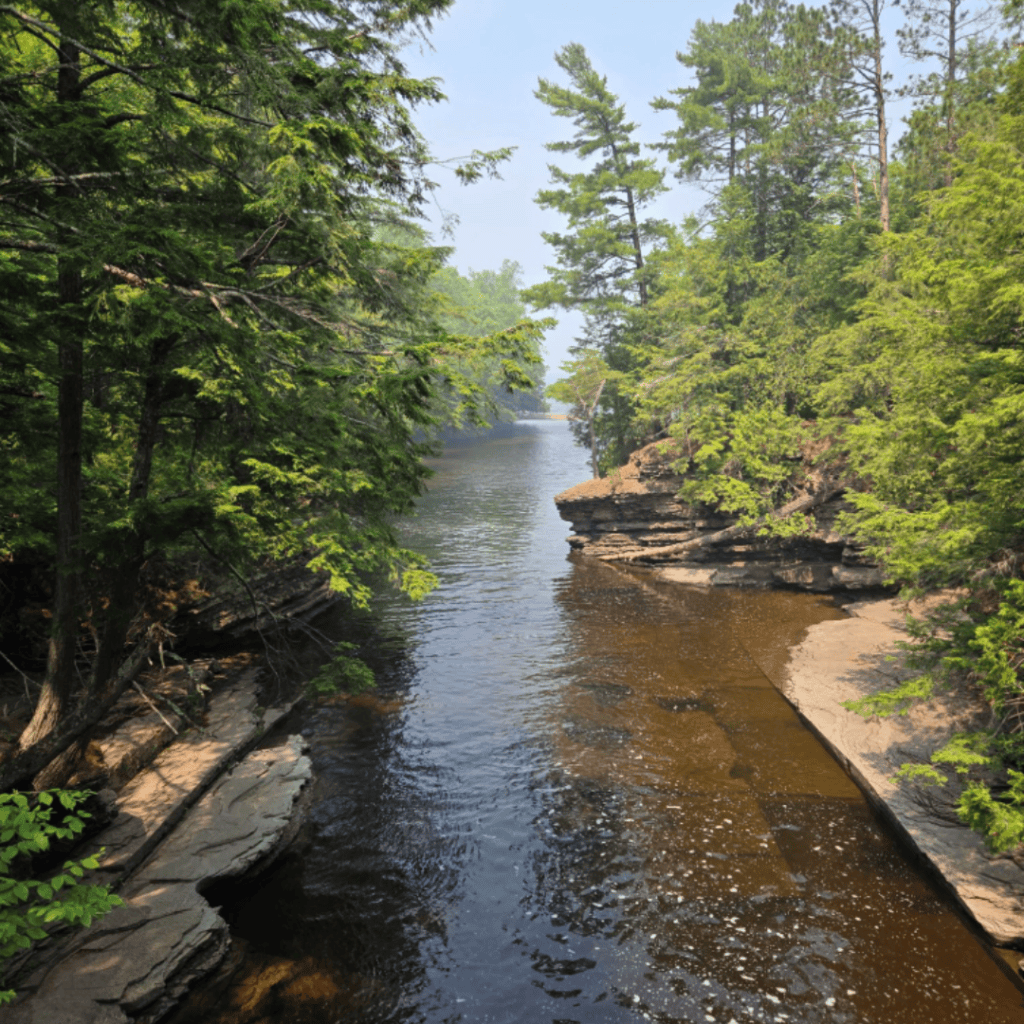 Black River flowing into Lake Superior that I took on a camping trip a few weeks ago.